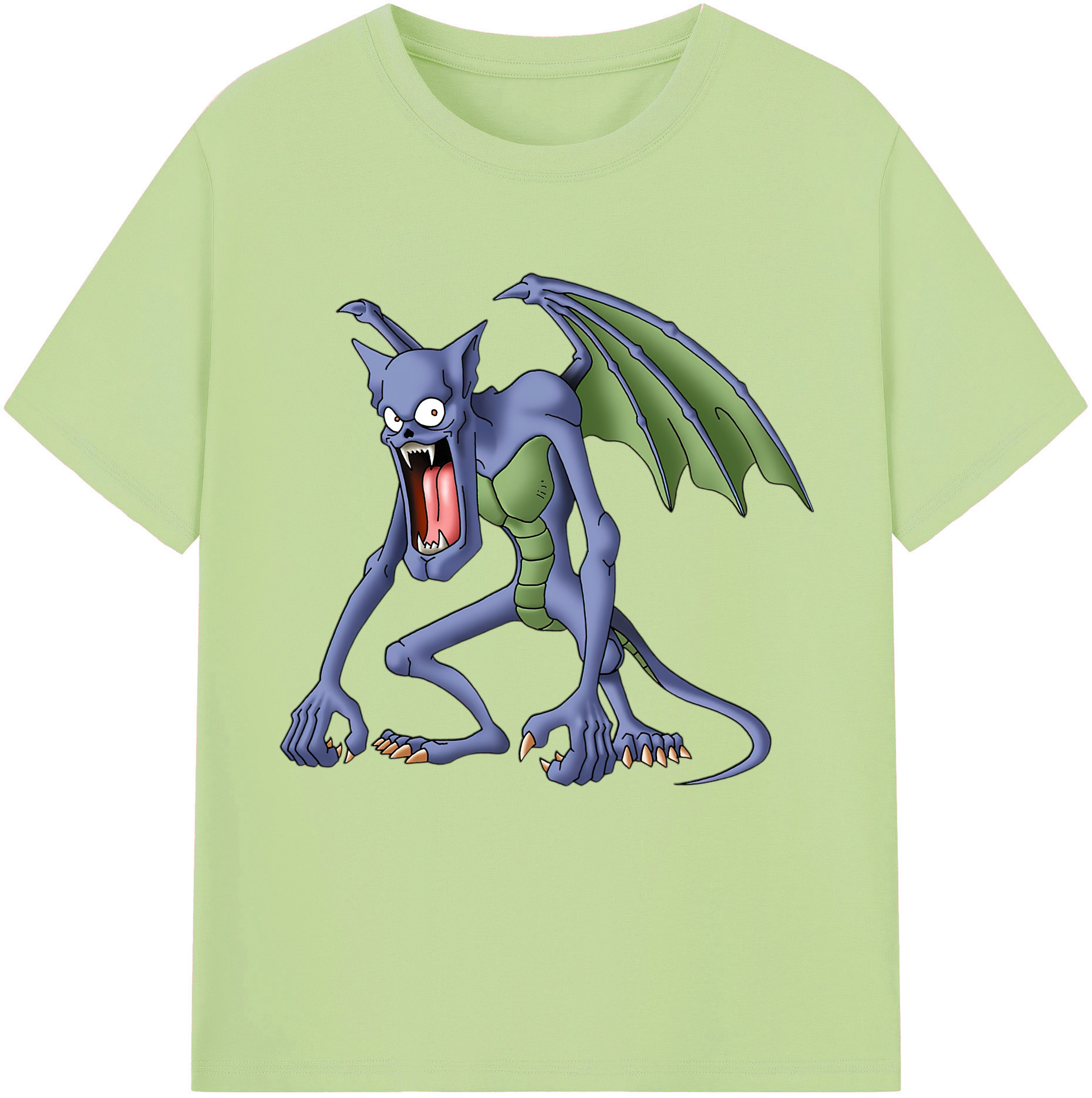 （画像用） ドラゴンクエスト Doragon Kuesuto Dragon Quest 綿100％半袖Tシャツ（フロントプリント）
